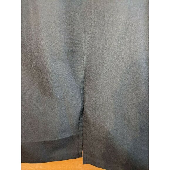 Size 10 Polyester Skirt Black Knee Length Slit Unbranded - Picture 4 of 5